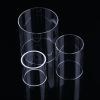 clear cut short length fused silica quartz glass tube quartz tube for uv lamp