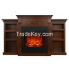 Popular stone marble electric fireplace for house