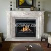 Modern Design Fireplace with Decorative Flame Electric White Fireplace