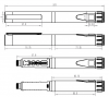 High quality reusable insulin pen with 3ml cartridge dose 60 IU for injection of HGH liquid 