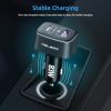 The Best Car charger 83W USB Car Charger 2 port USB C PD Dual port QC 3.0 Quick Charger for iPhone Samsung Huawei PD 3.0 Fast Charge Carcharger TypeC.