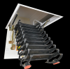 Semi-automatic retractable stairs