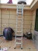 Outdoor telescopic stairs
