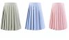 Harajuku Black Skirts Womens 2021 Summer High Waist Anime Skirts Kawaii School Uniform Short Mini White Pink Plaid Pleated Skirt