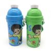 Back To School Outdoor Camping BPA Free Cartoon Water Bottle With Rope