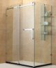 8-19mm Chrome Aluminum Shower Panels/Tempered Glass Panel for Shower Glass