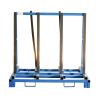 Customized Steel Cargo 4 Wheels Trolley for Insulated Glass Rack