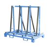 Customized Steel Cargo 4 Wheels Trolley for Insulated Glass Rack