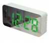 Mirror electronic snooze alarm clock with LED display