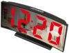 Creative mirror large screen display electronic snooze alarm clock LED display night light