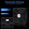 USB Fan 125mm Cooling Fan 3 Adjustable Wind Speed Computer Fan 5V Radiator  Quiet Case Fan 12cm Compatible PC Fan for Computer / PS4 / TV Box / AV Cabinet / Router