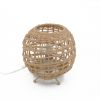 Wholesale hand knitted ball shaped Woven rattan Bedroom home hotel decor Modern Ceiling Lampshade Rattan Lamp Shade