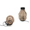 Wholesale handmade Lampenschirm Woven Bedroom Chandelier Modern Ceiling Lampshade Rattan Lamp Shade