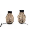 Wholesale handmade Lampenschirm Woven Bedroom Chandelier Modern Ceiling Lampshade Rattan Lamp Shade