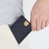 Simple Slim Minimalist Card Wallet RFID Front Pocket Customized Debossed Folding Cash Money Clip