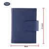 Business Smart Automatic Mini Atm Credit Card Holder Short Wallet with Cash Embossed Pop-up Wallet