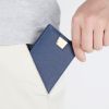 2021 Men Wallet Custom Leather Designer Card Holder Wallet Mini Slim RFID Blocking Money Clip Wallet