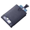 Simple Slim Minimalist Card Wallet RFID Front Pocket Customized Debossed Folding Cash Money Clip