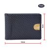 Simple Slim Minimalist Card Wallet RFID Front Pocket Customized Debossed Folding Cash Money Clip