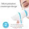 Electric Cleansing Ultrasound Spin Face Cleanser Brush Facial Silicone Cleansing Brush Body Machine System Black Kit