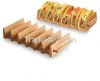 Bamboo Holds 6 Taco Taco Sandwich Tray Food holders Racks