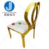Modern Luxury Hotel Dining Room Gold Stainless Steel Metal Wedding Chair Dinning Event chairs