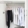 Durable good quality cheap factory made sturdy velvet hanger shirt hanger flocked clothes hanger