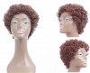 short curly 100%human hair wig with bangs