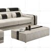 Factory Supplier Leisure LED Genuine Leather Living Room Modular Couch Luxury Functional Home Furniture Sectional U Shape Corner Sofa Set