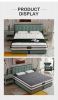 Quanu 105199 Anti-mite latex high quality mattresses zone pocket spring bed mattress