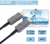 Fiber Optic HDMI Cable Ultra Strong High Speed 8K 4K 48Gbps 100m AOC Active Optical HDMI Fiber Cable