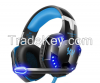 G2000 Stereo Gaming Headset LED Light Earphone Noise Cancelling Headp