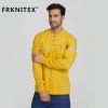 Wholesale Flame Resistant t shirt Cotton Long Sleeve Henley Shirt