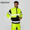 fr safety antistatics reflector winter work jacket