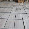 China factory natural stone White Serpeggiante Marble china wooden marble