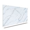 Largest Size White Calacatta Quartz Stone Slabs for Tops A5068