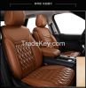 Universal Mesh fabric PVC PU pure half leather car seat cover
