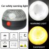 small round led warning camping lights led warning lights magnetic wireless warning led strobe light magnetic