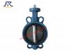 Clamp Rubber lined soft Seal Butterfly Valve with lever