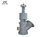 China supplier Flange end WCB body Y TYPE FLUSH BOTTOM VALVE for Soda ash slurry