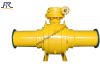 Gas application fully welded ball valve