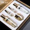 Korean High Quality Facial Skin Care Oily Skin Hydrating Whitening Luxury Cosmetic 24k Gold Skin Care Set