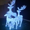 Northyle 3D christmas reindeer sculpture light decoration christmas tree light outdoor decorative led street light