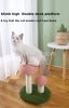 Mushroom cat tree wood...