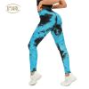 High Waist Yoga Pants Tie Dye Tight Leggings Anti Cellulite Push Up Gym Wear Stretch Workout Tights Breathable Slim Pants