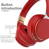 Bluetooth Headphones Over-Ear, Wireless and Wired Stereo Headset Micro SD/TF, FM for Cell Phone,PC,Soft Earmuffs &Light Weight for Prolonged Wearing
