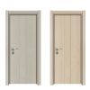 Wood plastic composite sound proof interior door