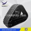 Custom Designed Crawler Fire Fighting robot chassis Rubber Track Undercarriage from China YIKANG