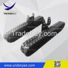 Hot sale 6 -10 ton crawler cane harvester chassis rubber track undercarriage from China YIKANG