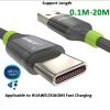 YUNSUO Cable USB Type C Fast Charging Data Cable 8M 10M 20M Extended Length Cord For Xiaomi/Huawei/Samsung USB c charger